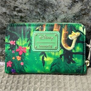 NWT Loungefly Disney The Jungle Book “Bare Necessities” Zip Around Wallet